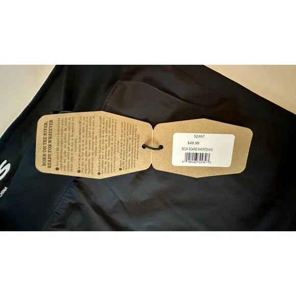 NRS Women's Beda Board Shorts Size 8 Jet Black NEW - Picture 9 of 10